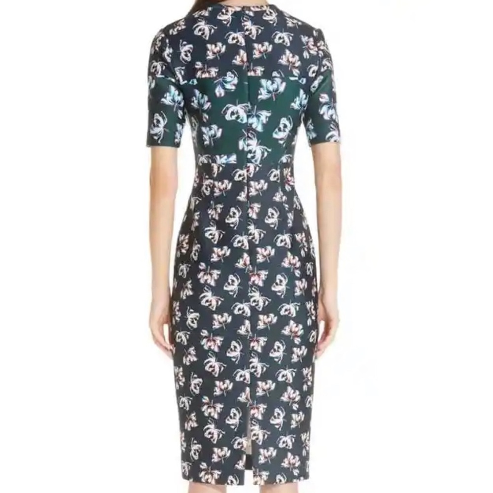 NEW NWT YIGAL AZROUEL Dress Floral Printed Scuba - Picture 2 of 14